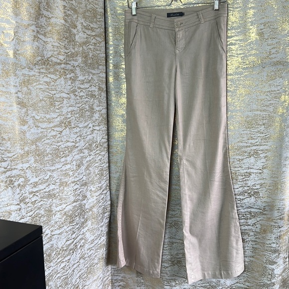 ANTHROPOLOGY Level 99 Shayla Mushroom WideLeg Pants Size 26 - Picture 2 of 15